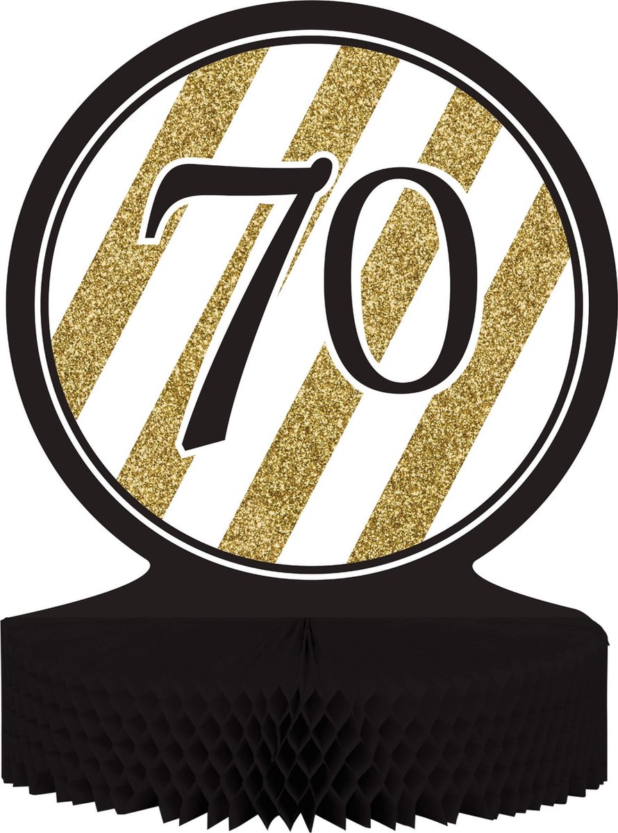 CREATIVE PARTY - Verjaardagsversiering 70 jaar - Decoratie > Tafeldecoratie beeldjes